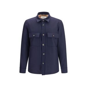 Jacob Cohen Blue Wool Oves Aries Full-Length Men's Jacket